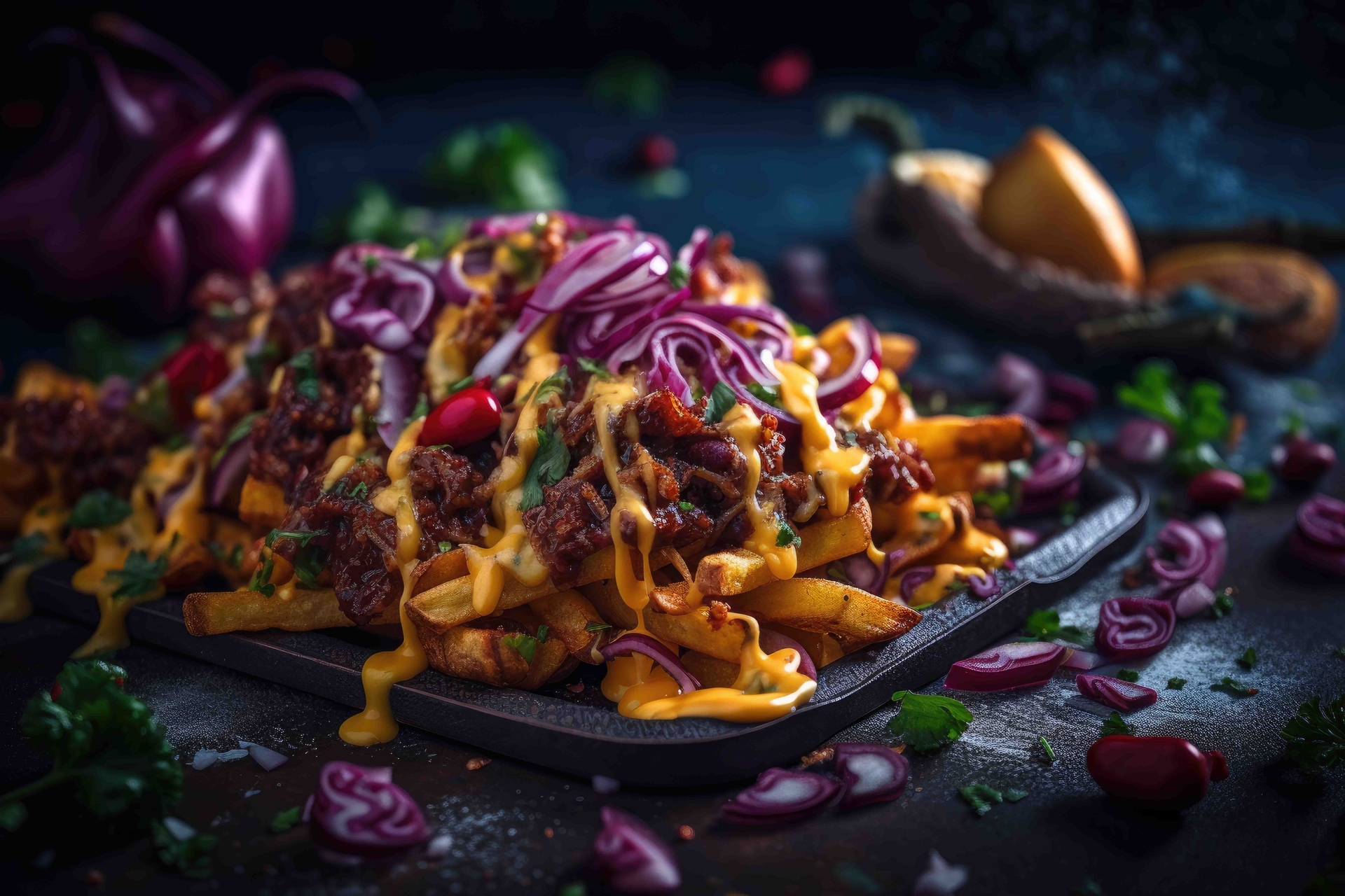 Healthy Loaded Fries 
