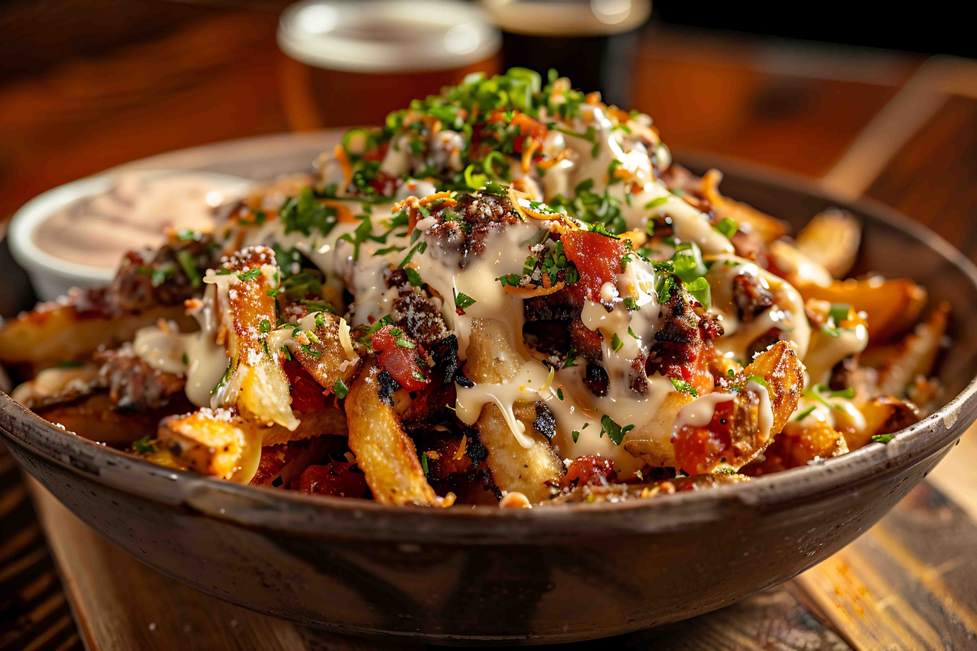 Healthy Loaded Fries 