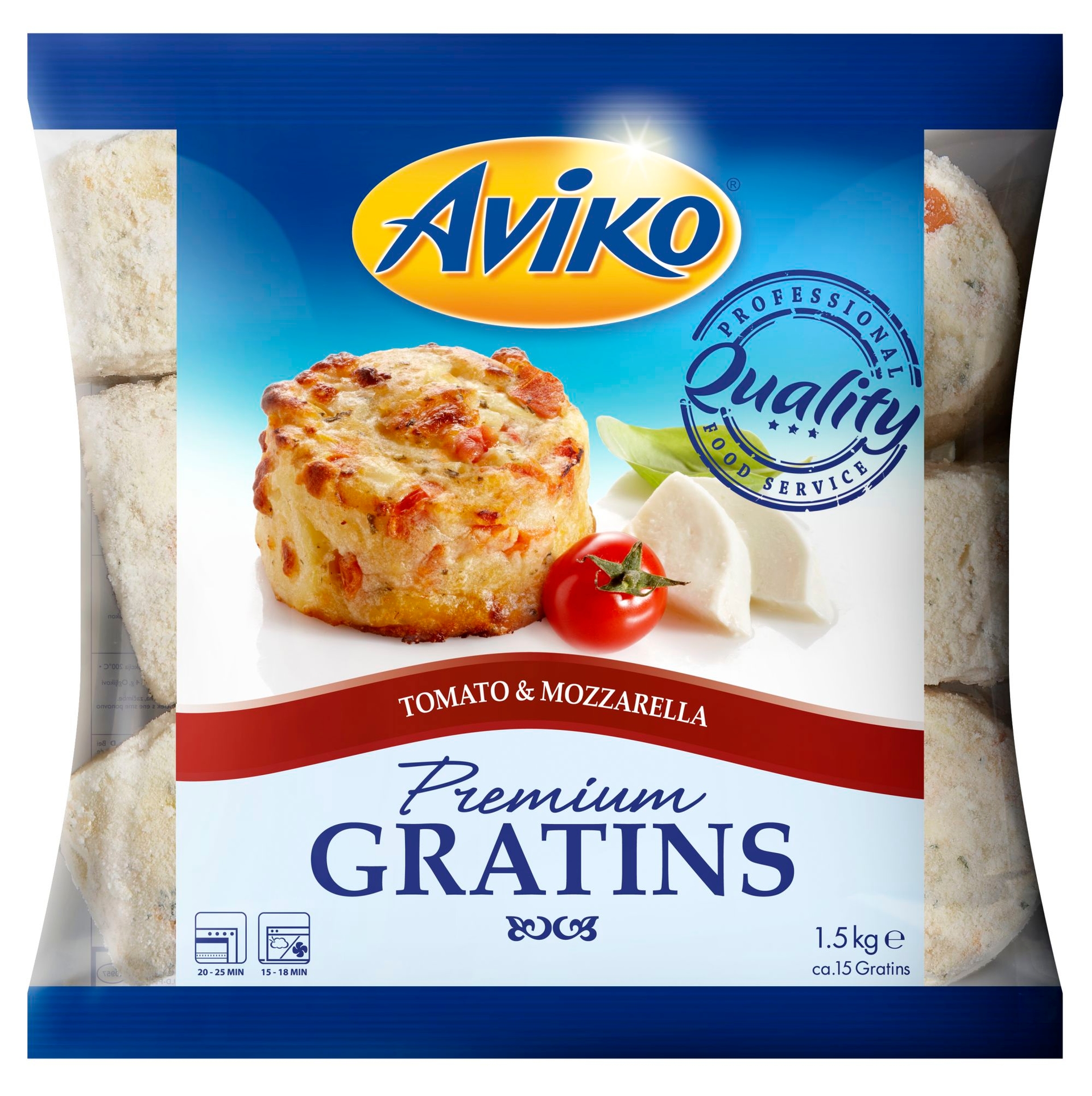 aviko gratins tomat mozzarella potatisbakelse