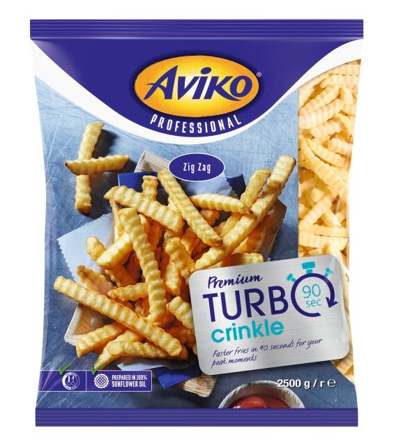 aviko zig zag crinkle premium pommes fries turbo 6mm