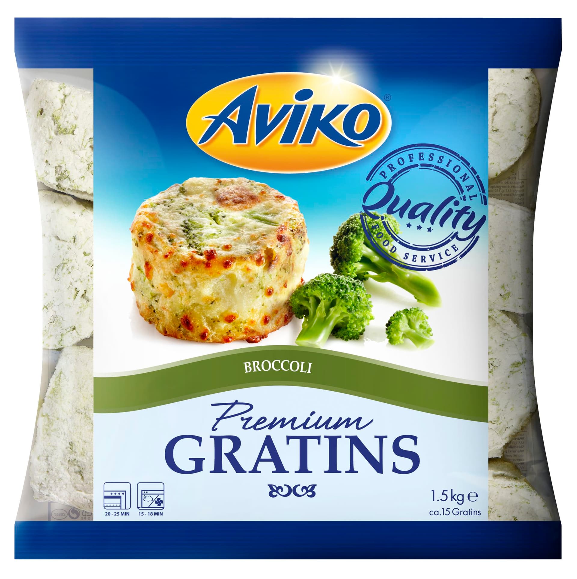 aviko premium gratins broccoli