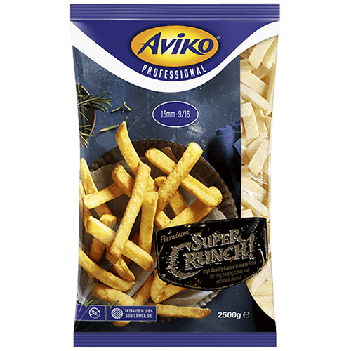 aviko super crunch fries 15mm cut size