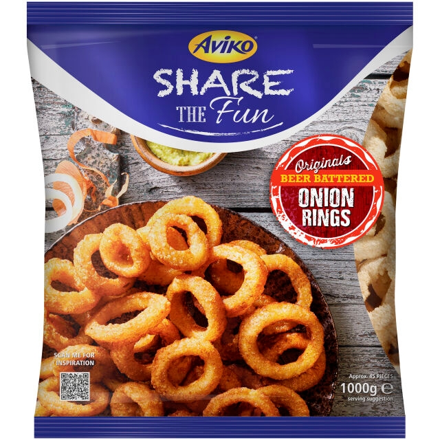 aviko beer battered onion lökringar