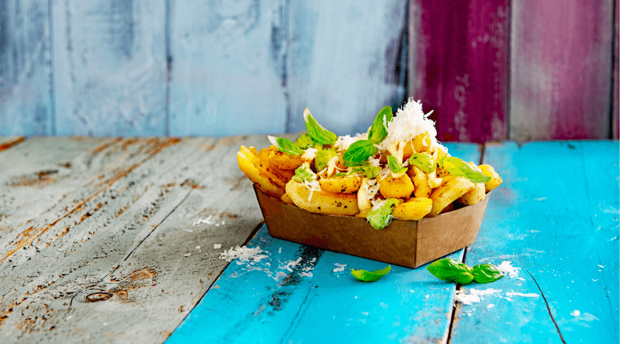 aviko wavy blends garlic and herbs kryddig smaksatt pommes