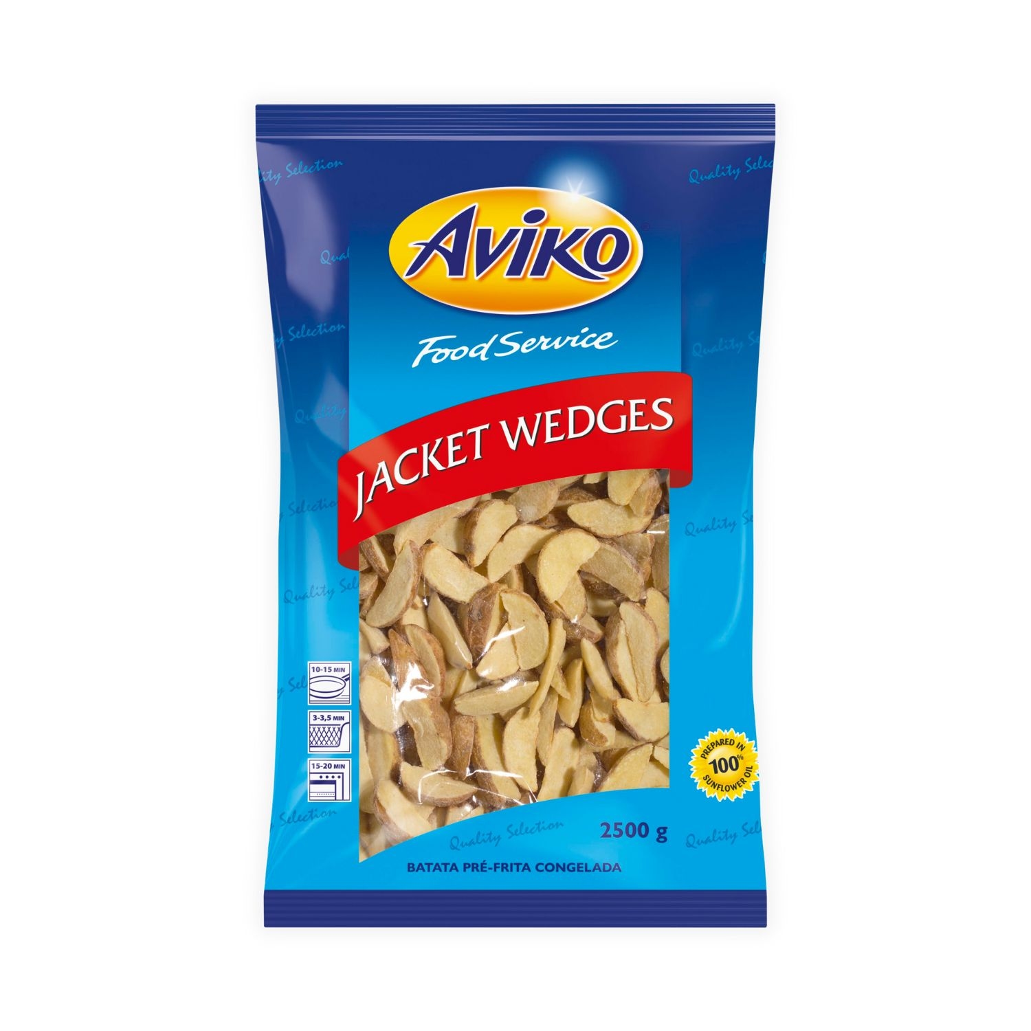 aviko foodservice packshot jacket wedges skin on