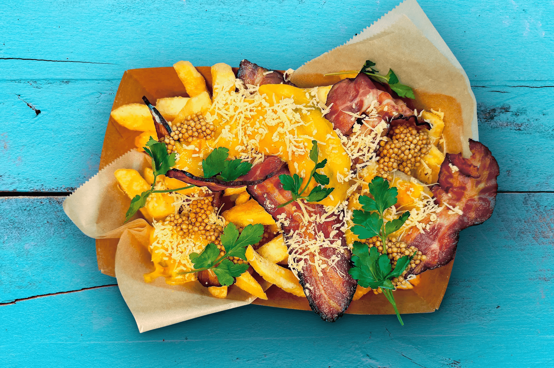 recept för dutch loaded fries aviko pommes