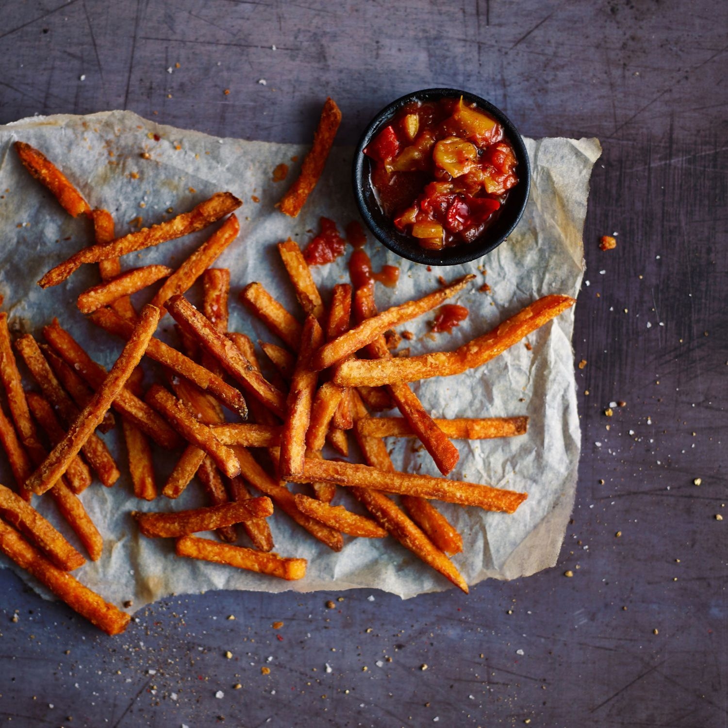 sweet potato fries sötpotatis pommes lifestyle image