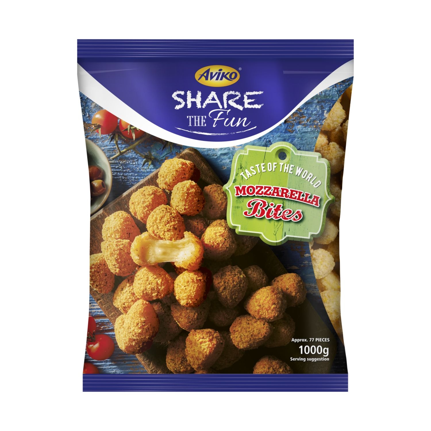 packshot aviko mozzarella bites foodservice sverige