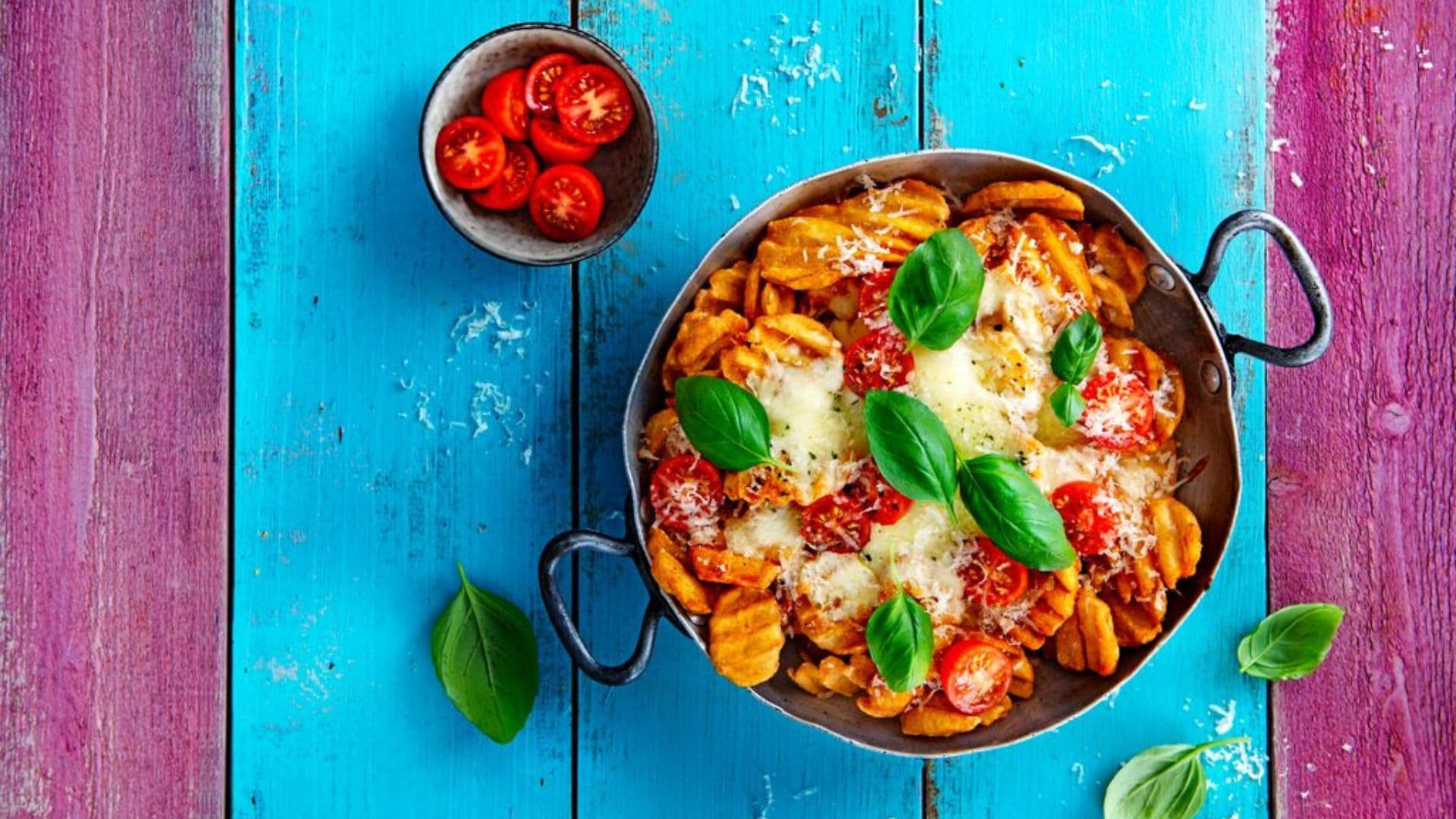 serveringsförslag loaded fries potatis från aviko crunchy shapes