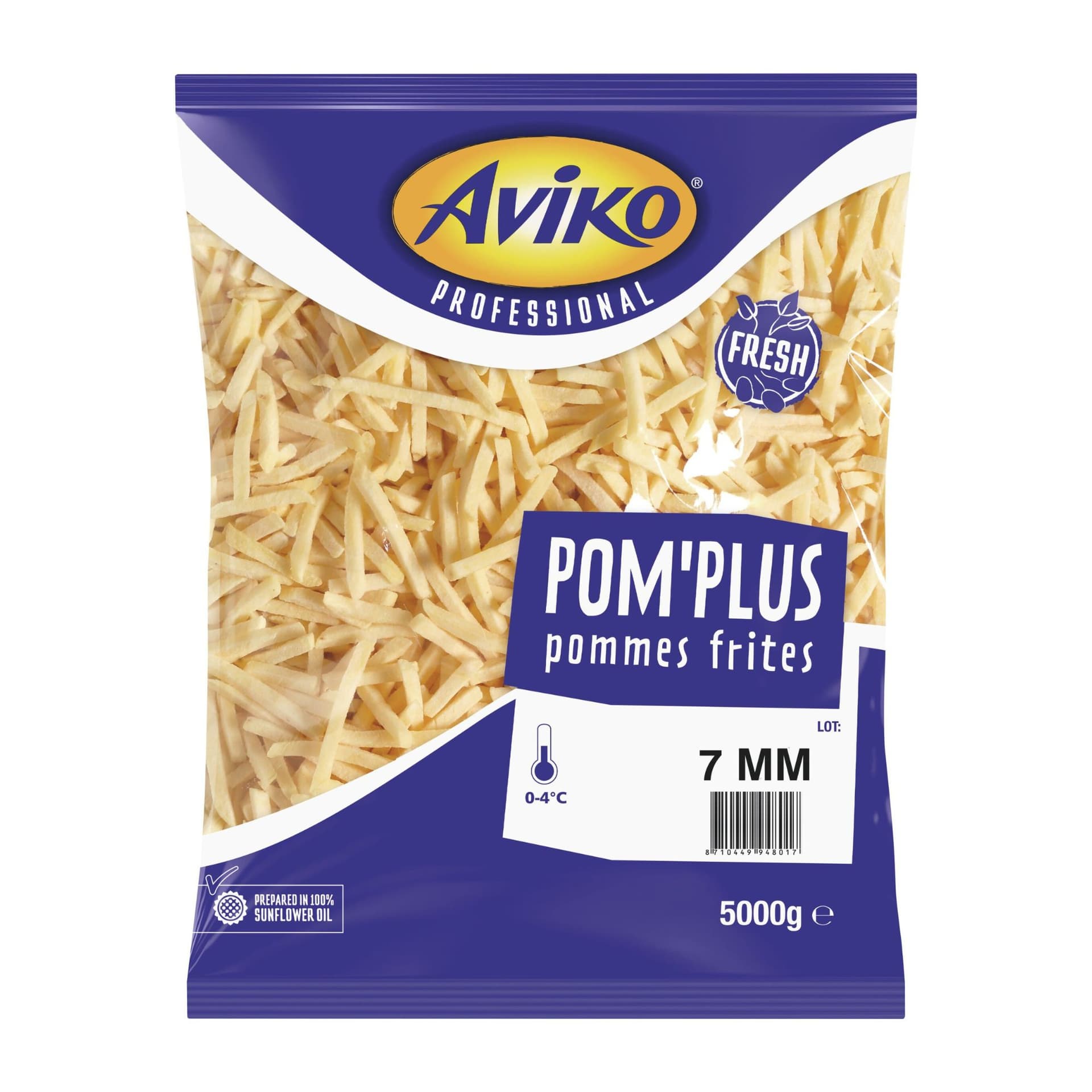 pom plus färsk pommes frites aviko sverige 7 mm packshot