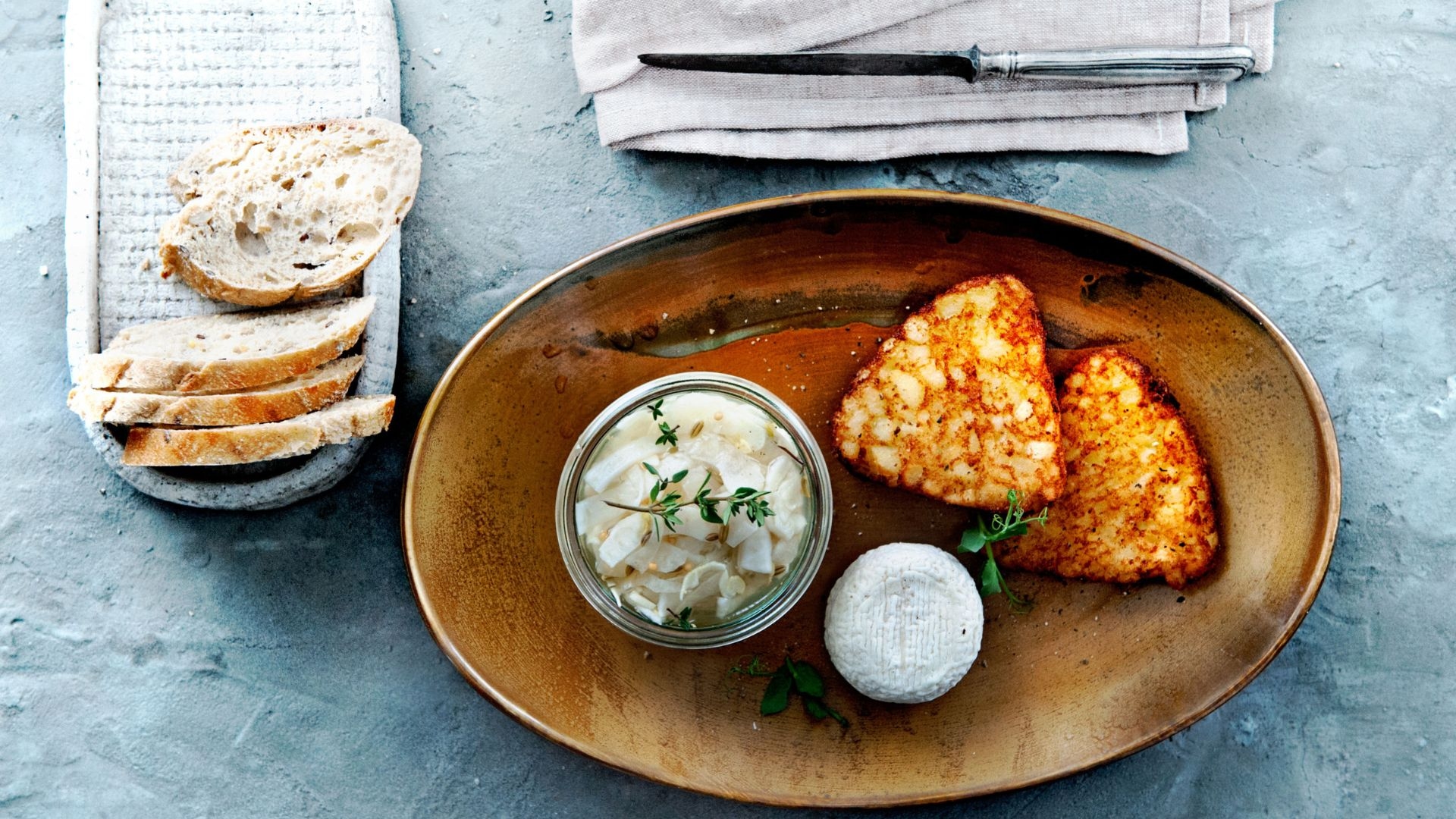 serveringsförslag hash browns triangles aviko rösti foodservice