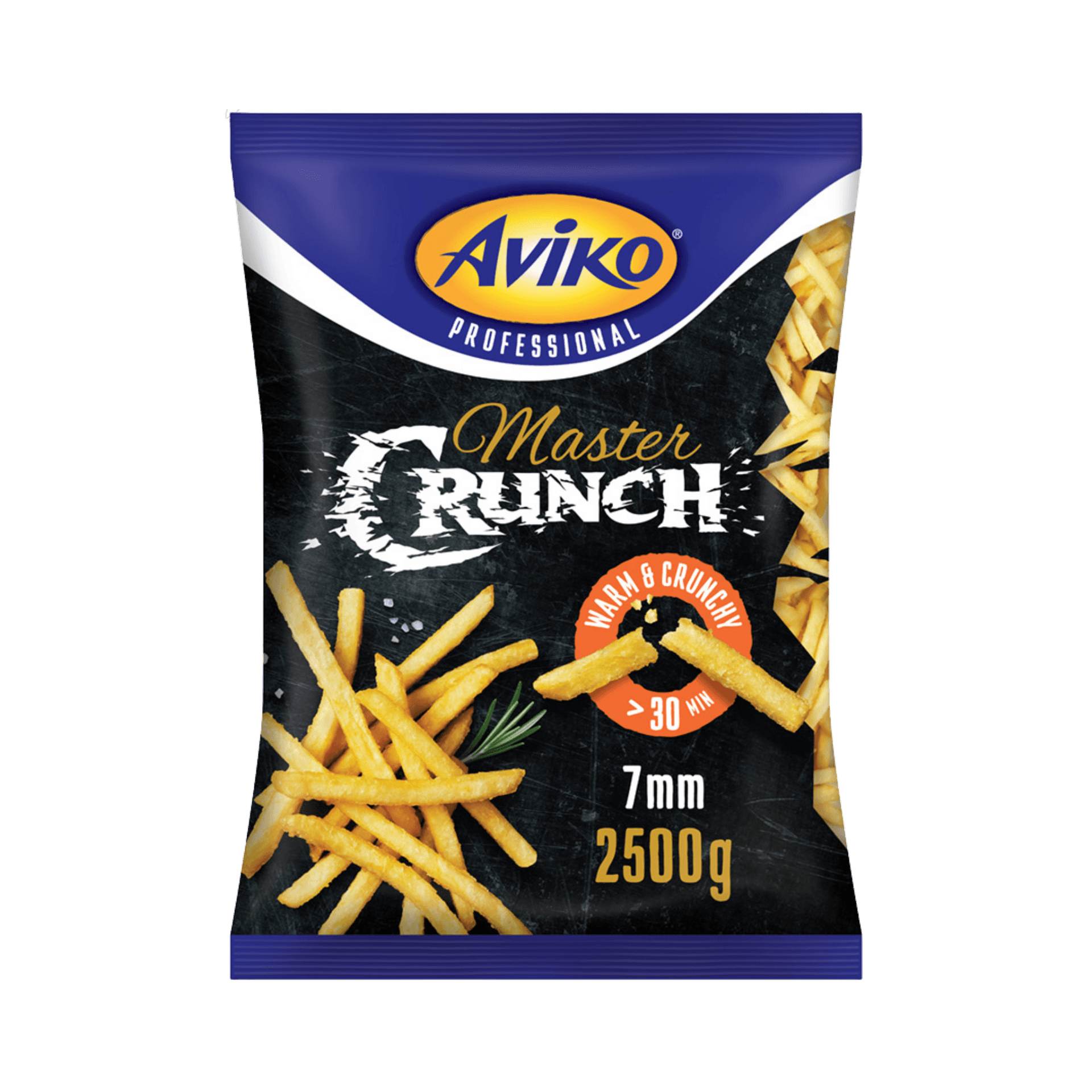 master crunch 7 mm skin on pommes frites fries packshot
